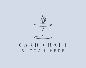 Candlelight Decor Candle logo design