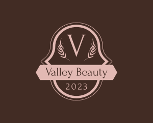 Organic Beauty Wreath logo design