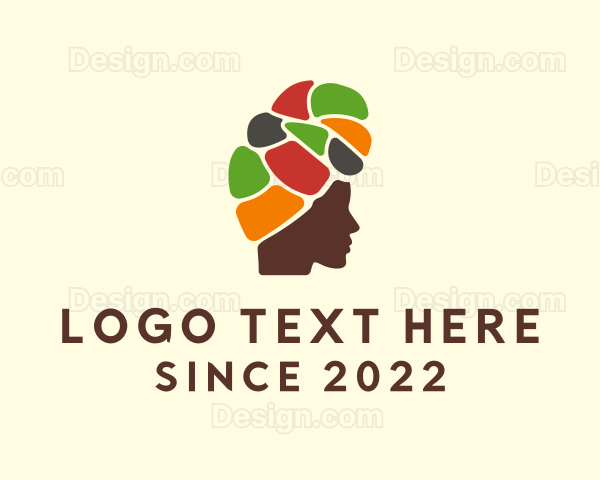 Ethnic African Headwrap Logo