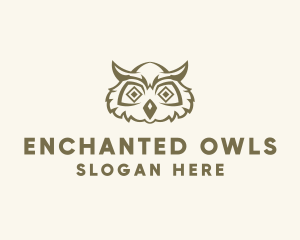 Wild Owl Bird logo