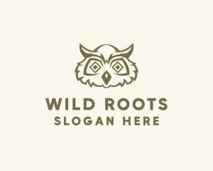 Wild Owl Bird logo design