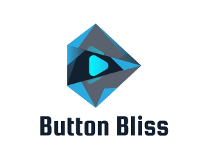 Prism Play Button logo design