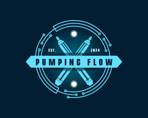 Mechanic Desoldering Pump logo design