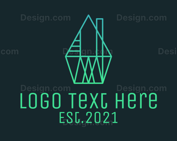 Geometric House Property Logo