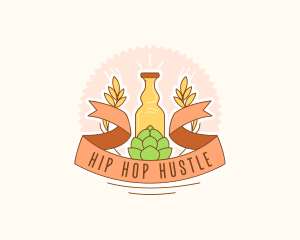 Brewery Beer Hops  logo design