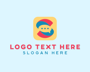 Letter S Messaging App  logo