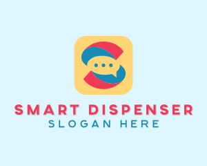 Letter S Messaging App  logo design