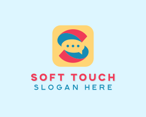 Letter S Messaging App  logo design