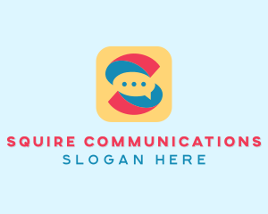 Letter S Messaging App  logo design