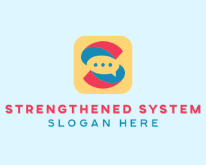 Letter S Messaging App  logo design