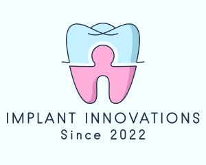 Healthcare Tooth Puzzle logo
