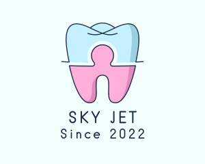 Healthcare Tooth Puzzle logo