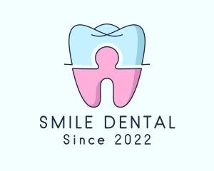 Healthcare Tooth Puzzle logo design