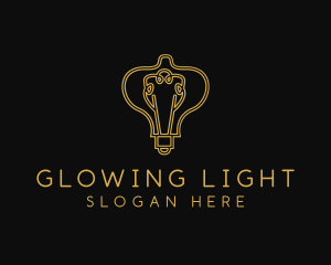 Light Bulb Electricity logo design