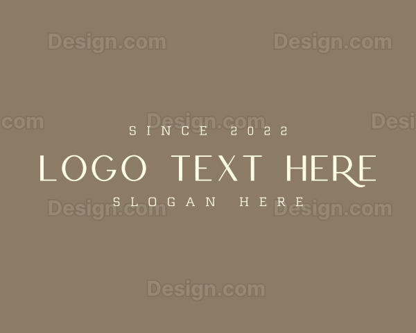 Elegant Neutral Brand Logo