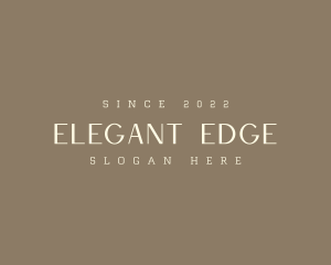 Elegant Neutral Brand logo design