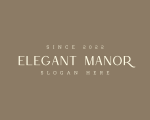 Elegant Neutral Brand logo design