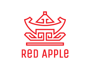 Red Chinese Nugget logo