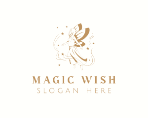 Elegant Magical Fairy logo design