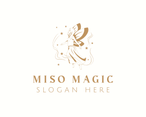 Elegant Magical Fairy logo design