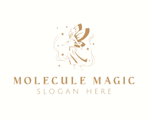 Elegant Magical Fairy logo design