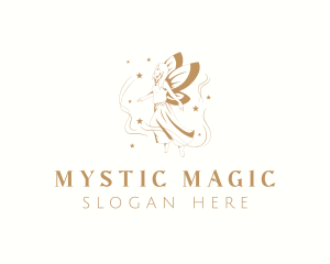 Elegant Magical Fairy logo design