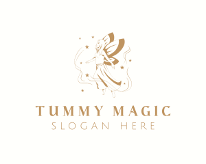 Elegant Magical Fairy logo design