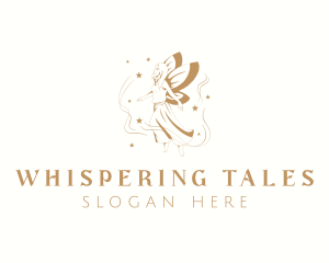 Elegant Magical Fairy logo design