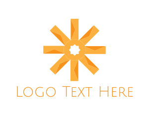 Orange Sun Asterisk logo