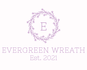 Lavender Flower Decoration logo design