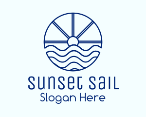 Ocean Wave Sun logo