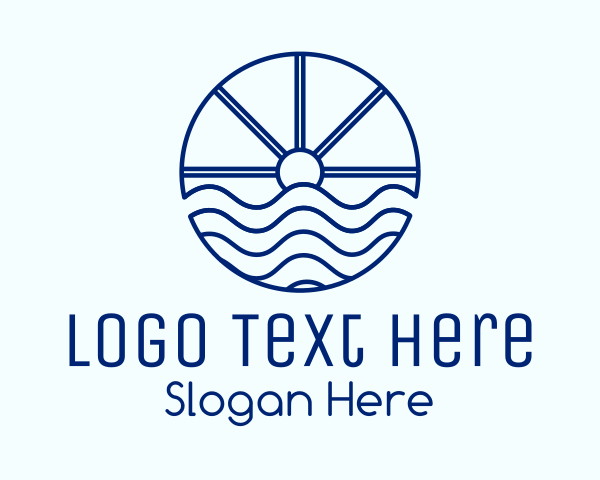 Travel Vlogger logo example 2