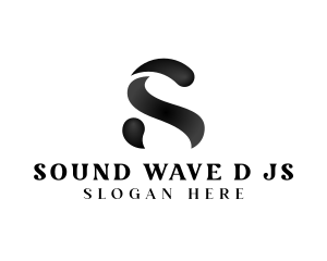 Gradient Liquid Letter S logo design