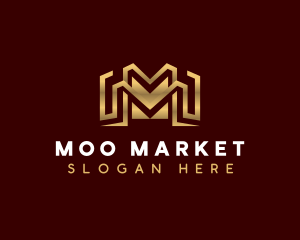 Letter M Marketing Consultant logo design