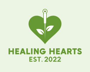 Organic Heart Acupuncture  logo design