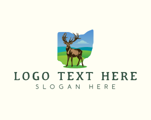 Ohio Stag Deer logo