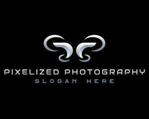 Aerial Drone Quadcopter logo design