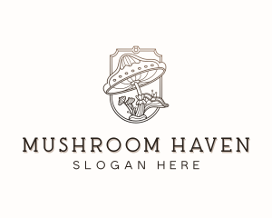 Psychedelic Fungus Mushroom logo
