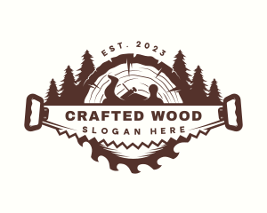Woodwork Saw Carpentry logo