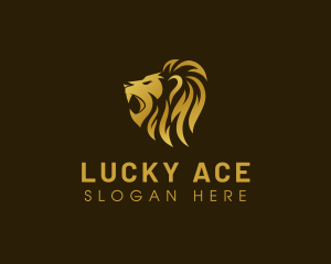 Wild Lion Luxury  logo design