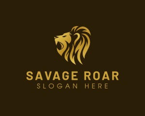 Wild Lion Luxury  logo design