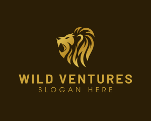 Wild Lion Luxury  logo design