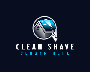 Pressure Cleaning Washer logo design