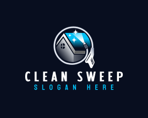 Pressure Cleaning Washer logo design