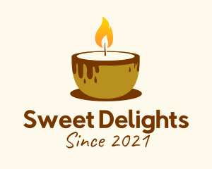 Candle Coffee Cafe logo design