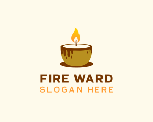 Candle Coffee Cafe logo design