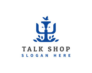 Psychology Therapy Talk logo design