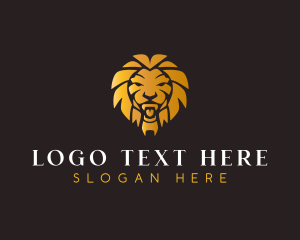 Golden Luxury Lion logo