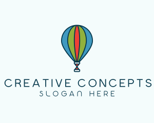 Hot Air Balloon Theme Park  logo design