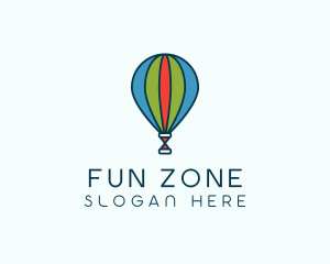 Hot Air Balloon Theme Park  logo design